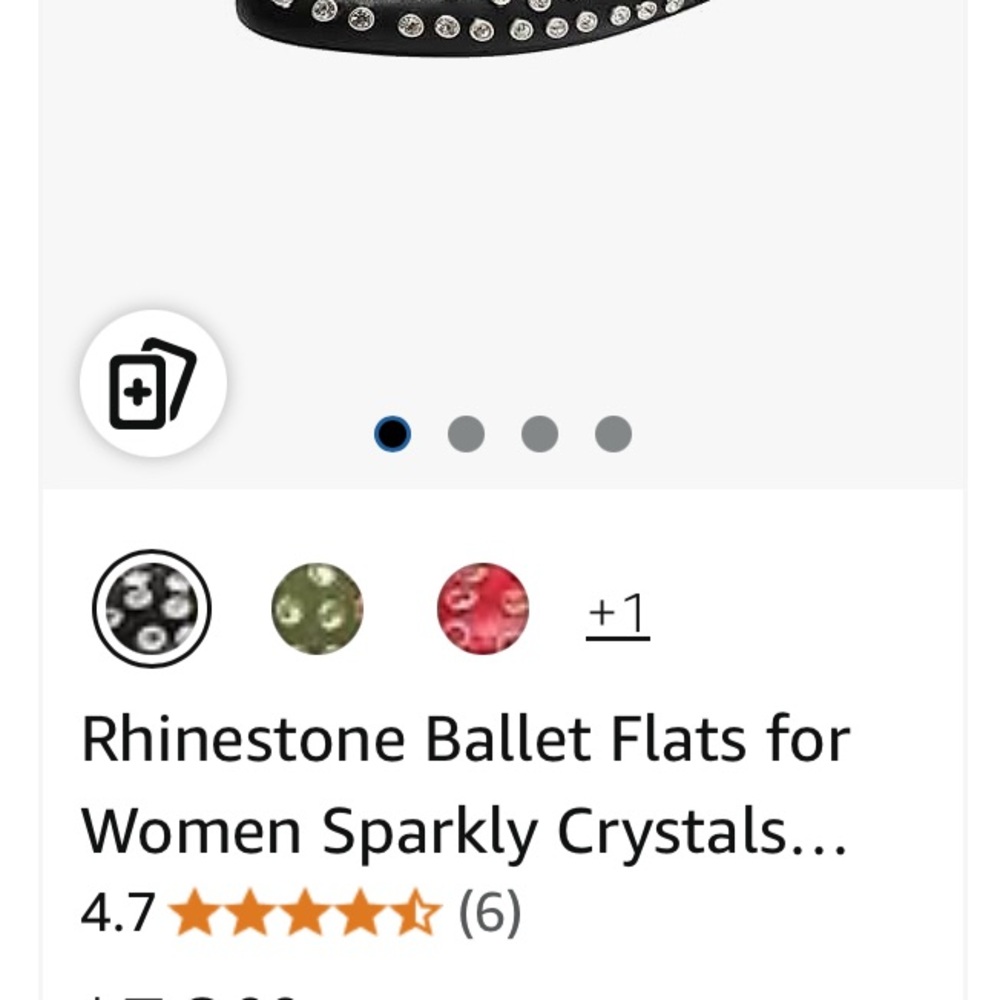 Black Studded Mary Jane Shoes - Picture 5 of 5